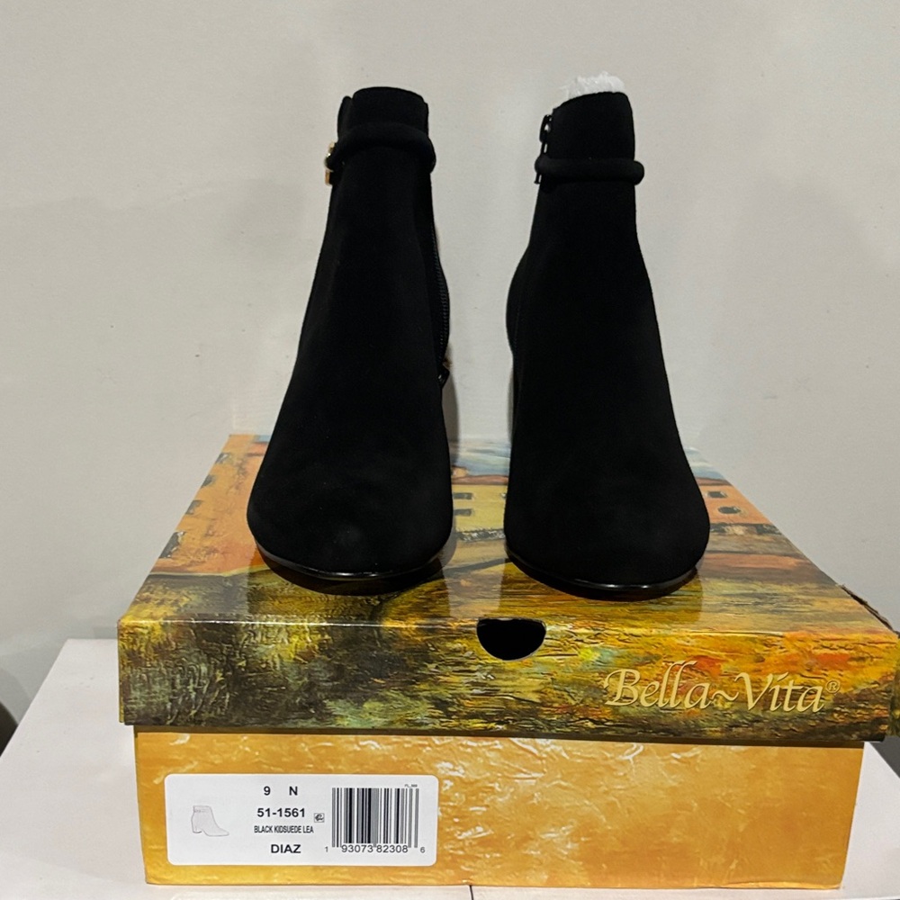 Bella Vita Black Kidssuede Lea Diaz